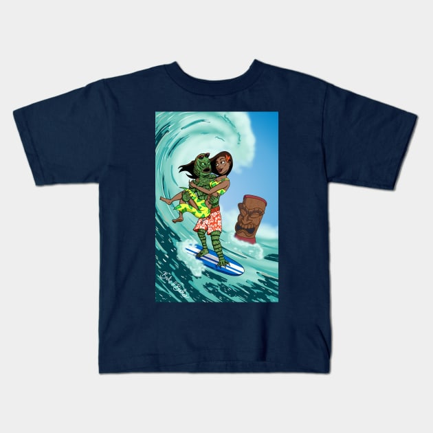 Bye Bye, Black Lagoon Kids T-Shirt by brodiehbrockie